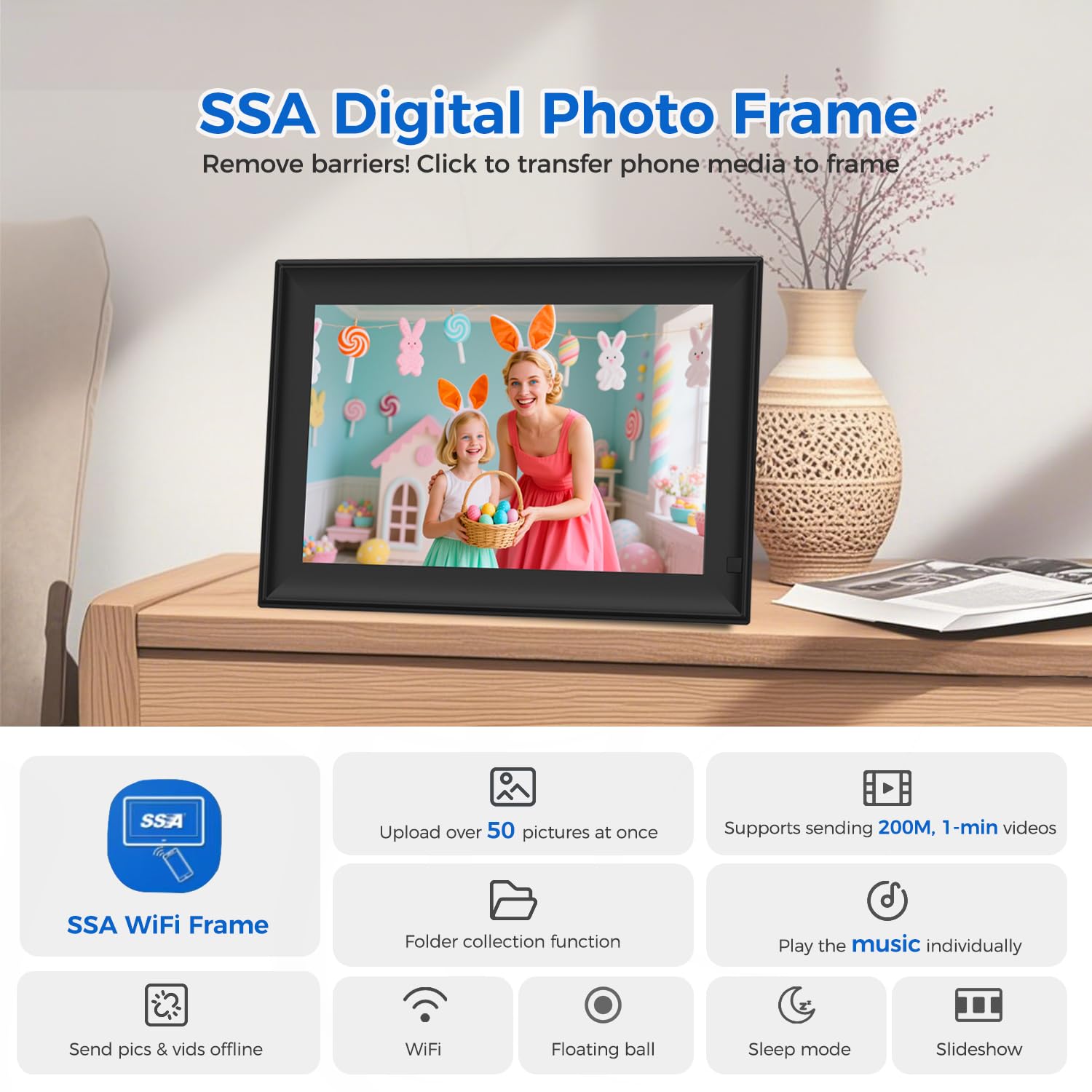 Amazon.com : SSAWIFIFRAME 32GB Digital Picture Frame WiFi