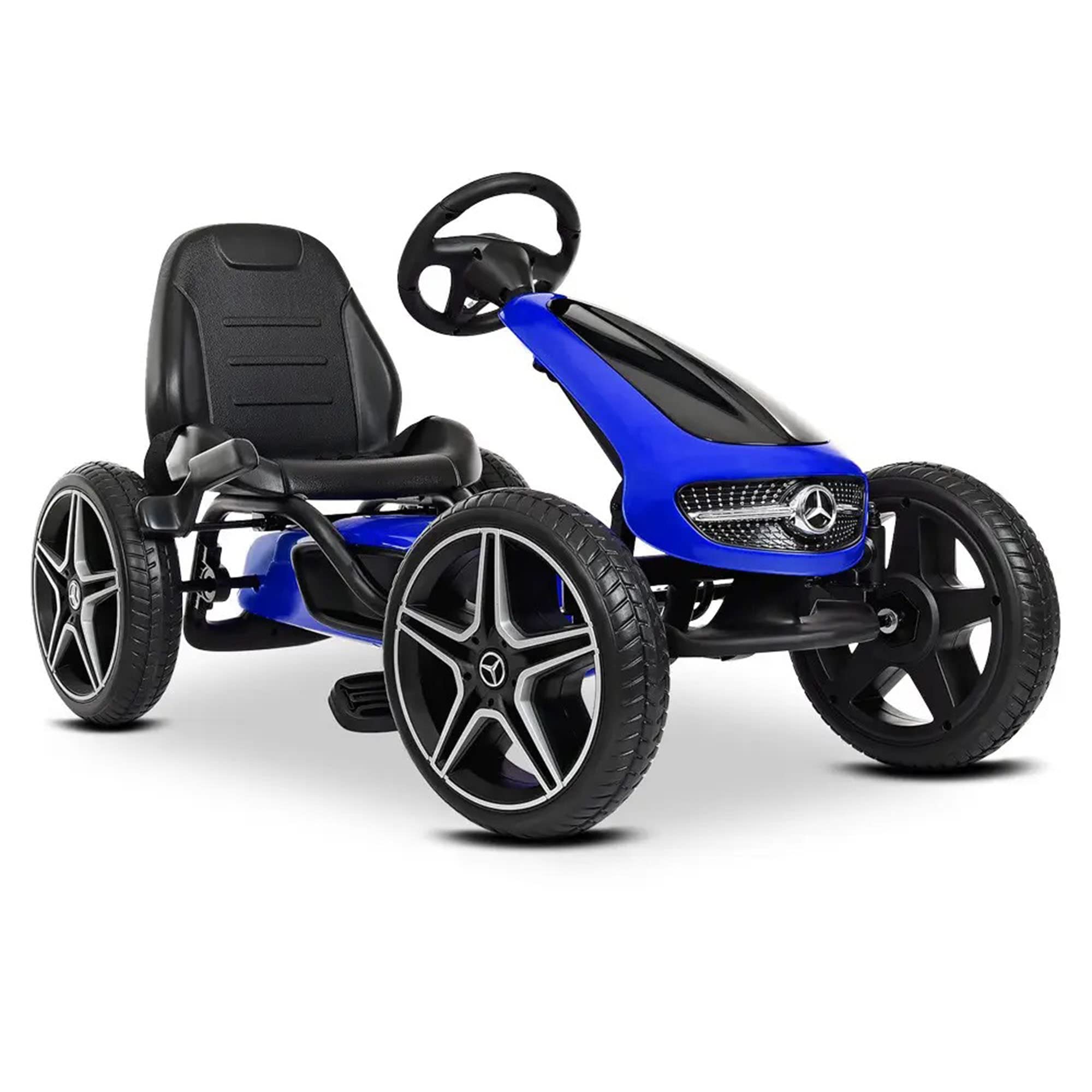 Rev Up Your Child's Playtime with XMX610 Kids Pedal Go Kart Officially Licensed and Built for Adventure - Bikes (Blue)