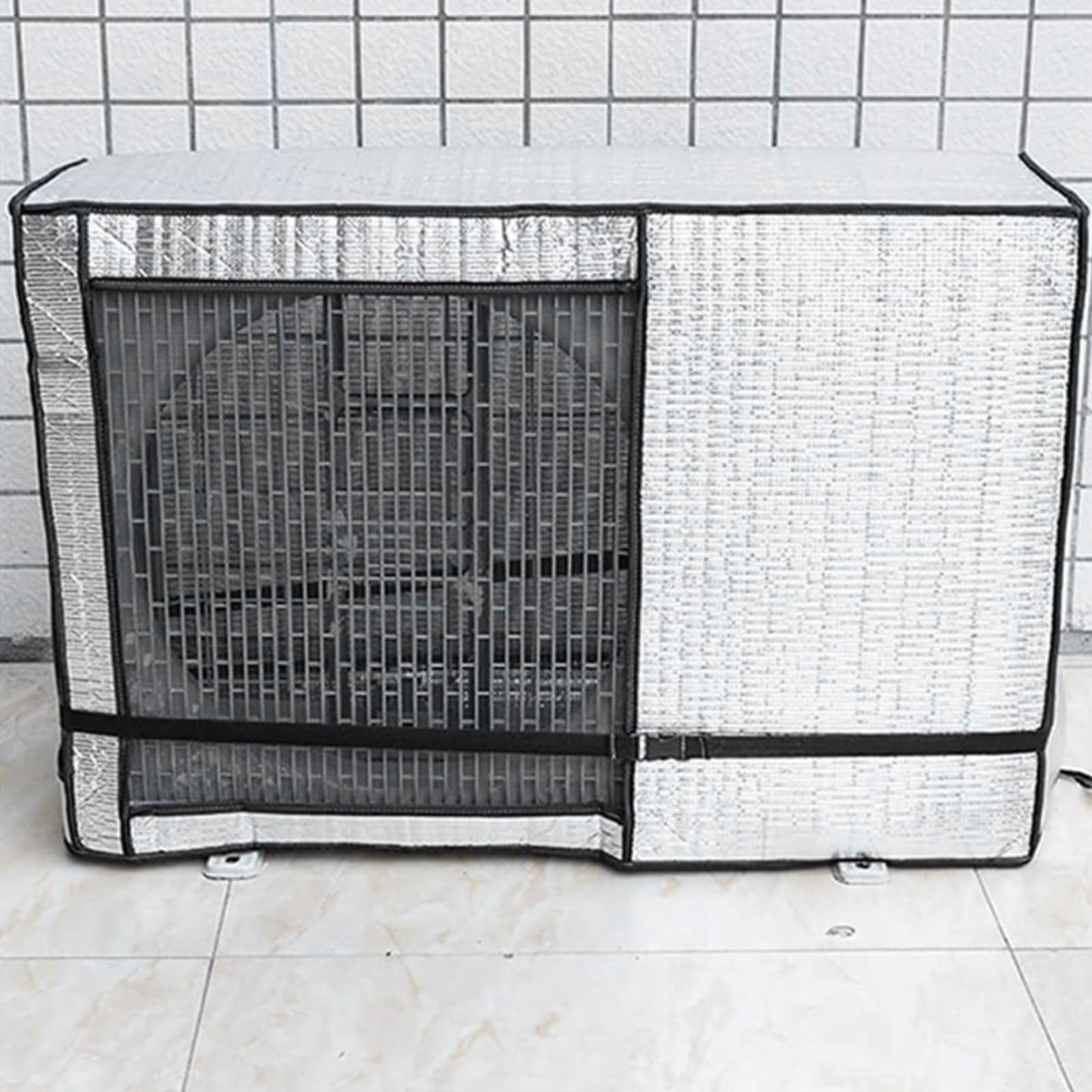 Osłona Klimatyzatora, Osłona Zewnętrznego Modułu Klimatyzacji, Wodoodporne Osłony Modułu Klimatyzacji, Folia Aluminiowa Osłona Modułu Klimatyzacji, Odporna (86x35x60 cm /