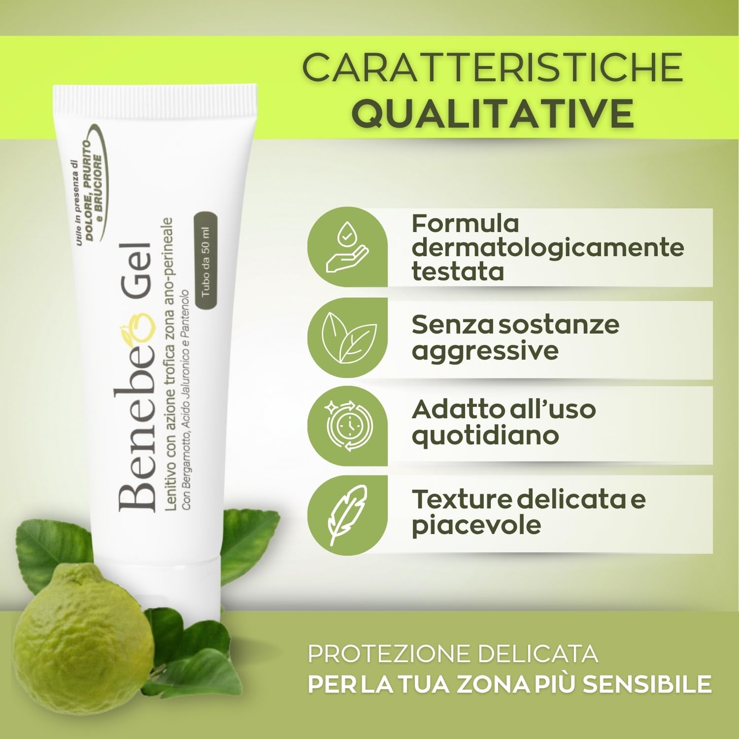 Benebeo Gel Wellvit - Crema Anale, Crema Intima Lenitiva Prurito Bruciore Zona Ano-Perineale con Acido Ialuronico e Pantenolo, Sollievo per Fastidio e Sensibilità, pH Fisiologico - 50 ml Made in Italy