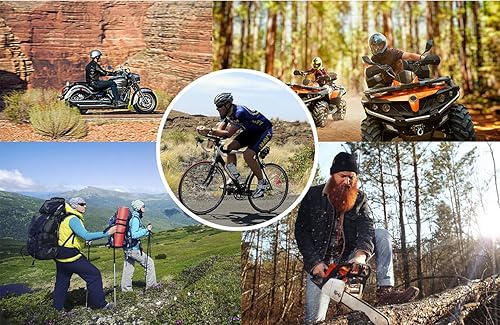 Miniatura 6 de Guantes de motocicleta para hombres y mujeres para pantalla táctil, guantes de equitación de montaña para motocross, escalada de suciedad