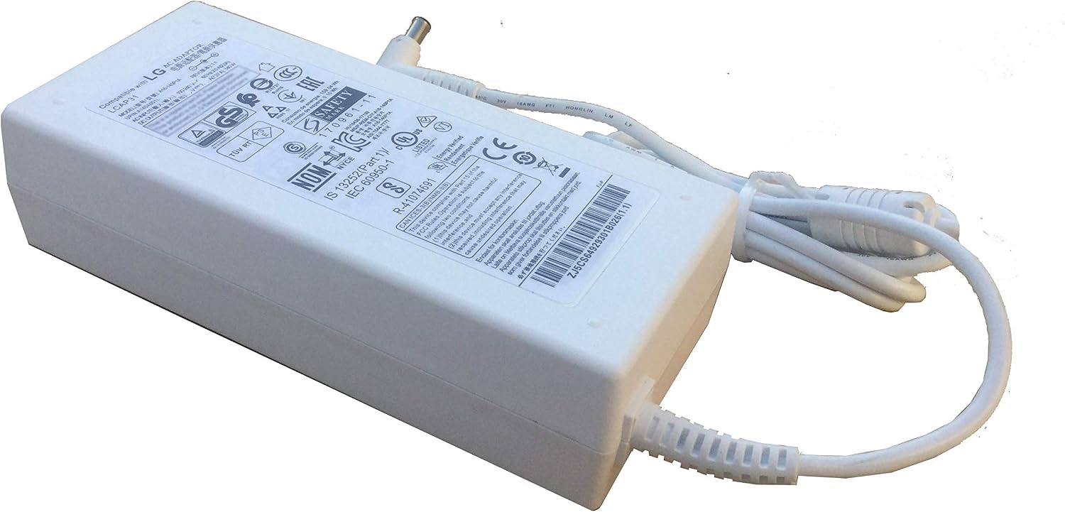 AC Adapter Power Supply Compatible with 32MU89-W 32" Class 4K UHD IPS LED Monitor 32MU89
