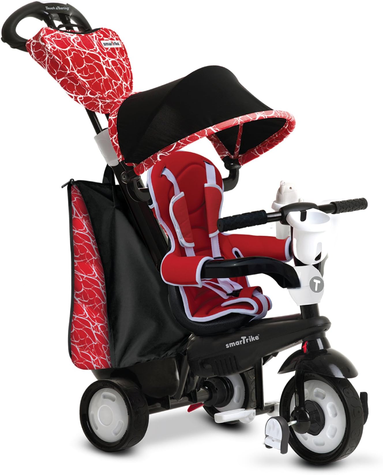smarTrike Chic Baby Tricycle for 1 Year Old, Red