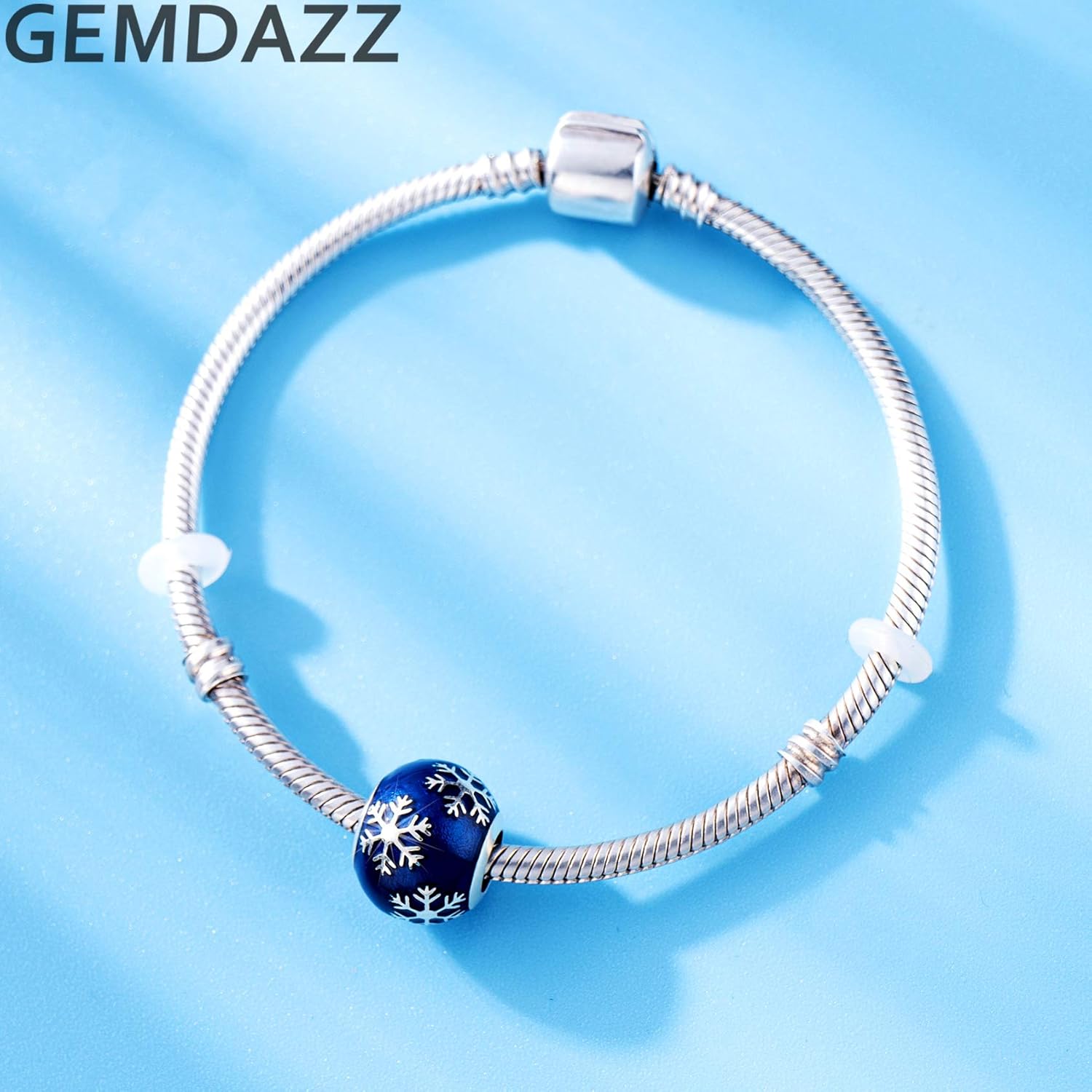 2026 Merry Christmas Series Charm for European Xmas Bracelets 925 Sterling Silver Santa Stocking, Winter Snowflake, Gingerbread House, Reindeer Sleigh Charms Beads Gift for Friends/Family/Party - Image 2