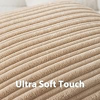 Vista 471 de UGASA - Juego de 2 fundas de almohada de terciopelo a rayas, funda decorativa para cojín con cremallera oculta para el hogar, sofá, dormitorio