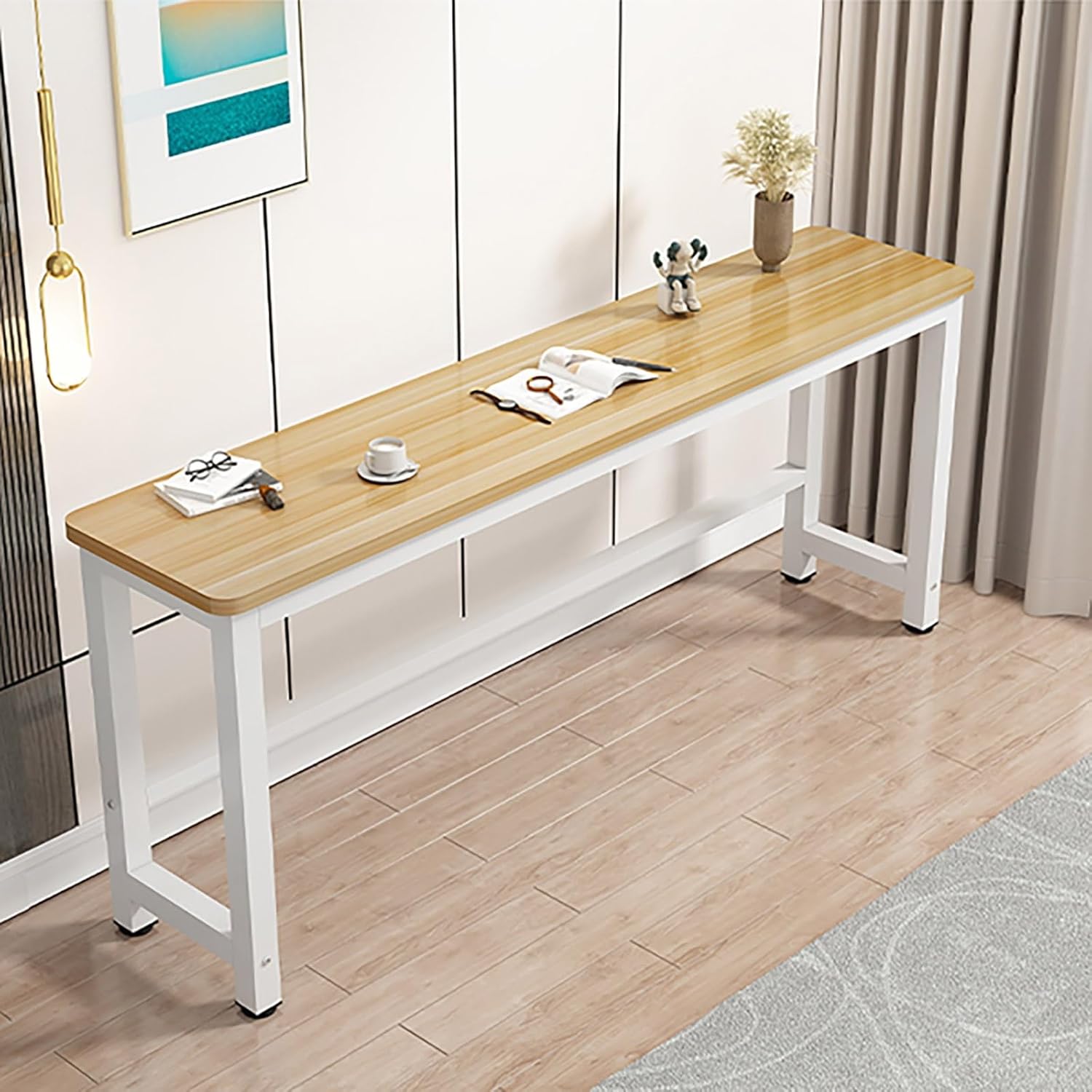 Bar Height Table,High Bar Table,Kitchen Breakfast Bar,Breakfast Bar Table,Bar Tables High,High Kitchen Table,Kitchen Bar Table Counter,Counter Breakfast Dining High Tables(Color 9,100X40X74CM