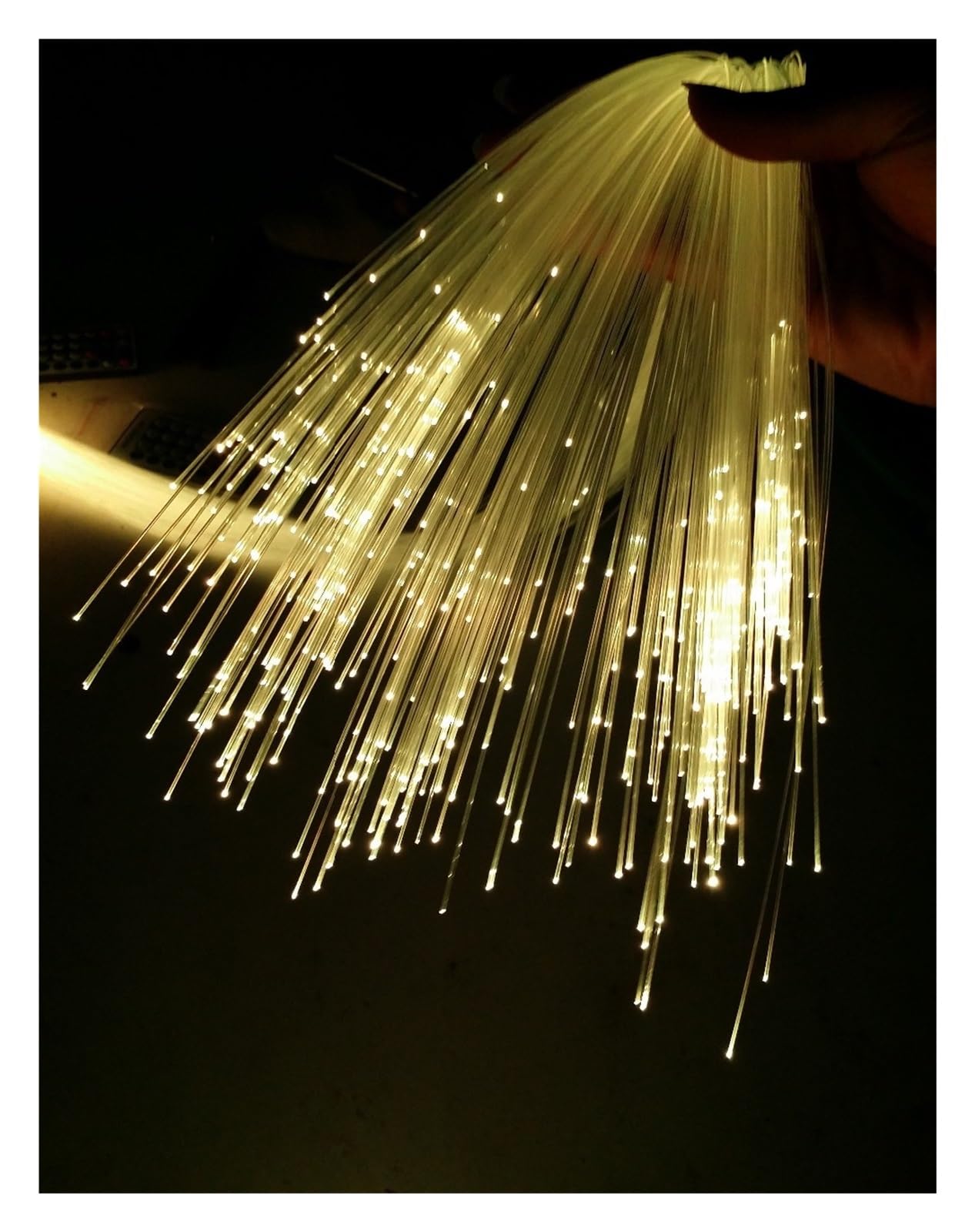 Oświetlenie Wnętrza Samochodu Kabel Światłowodowy End Glow 0.75mm 350 Szt. 2M Plastikowy Optyczny PMMA Do Sufitu Gwiezdnego Nieba Wszelkiego Rodzaju Sterownik Silnika Światła LED