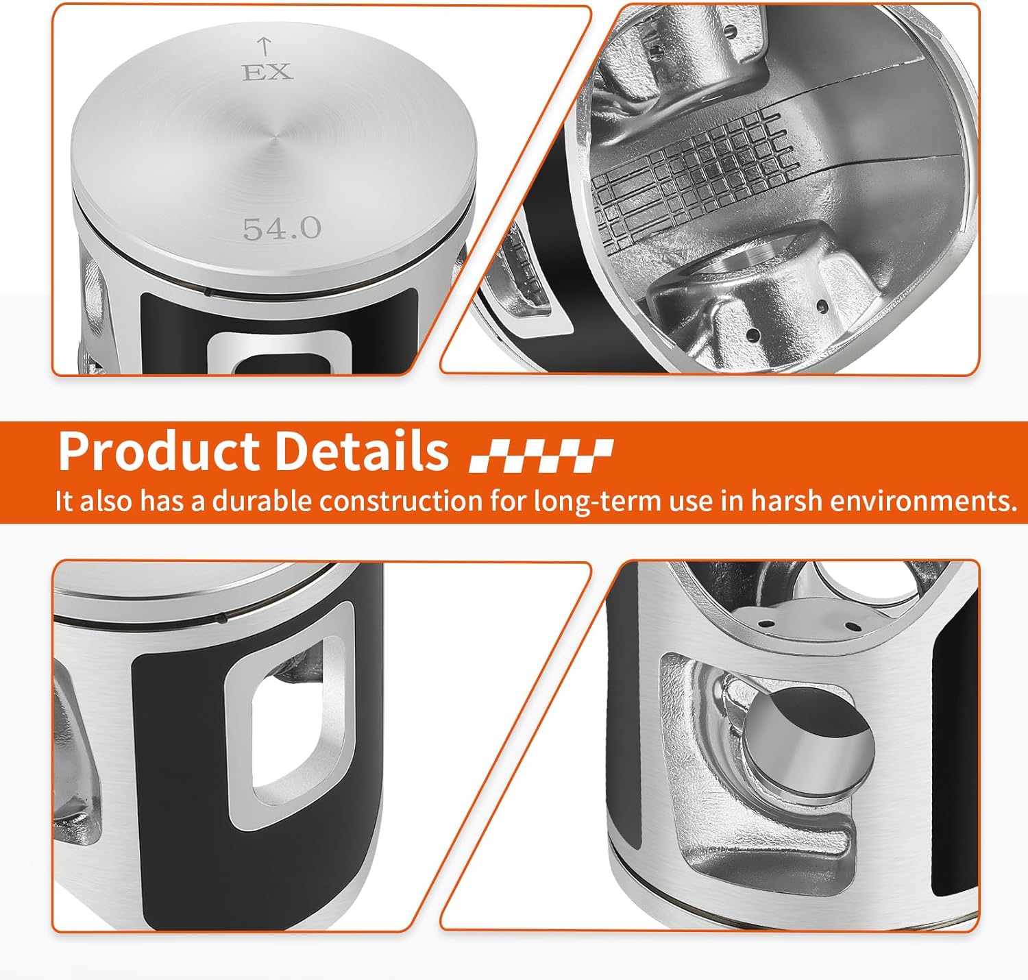 Top End Rebuild Kit STD 54mm Piston Rings Gasket Kit For Yamaha YZ125 YZ 125 1998-2000 4XM-11631-30-D0