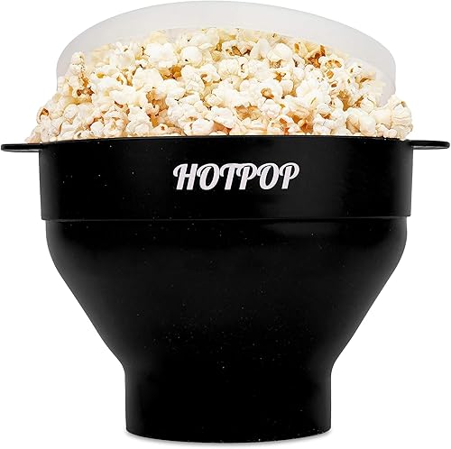 Miniatura 28 de El original Hotpop - Palomitas de maíz para microondas, máquina de palomitas de silicona, cuenco plegable sin BPA y apto para lavavajillas - 20