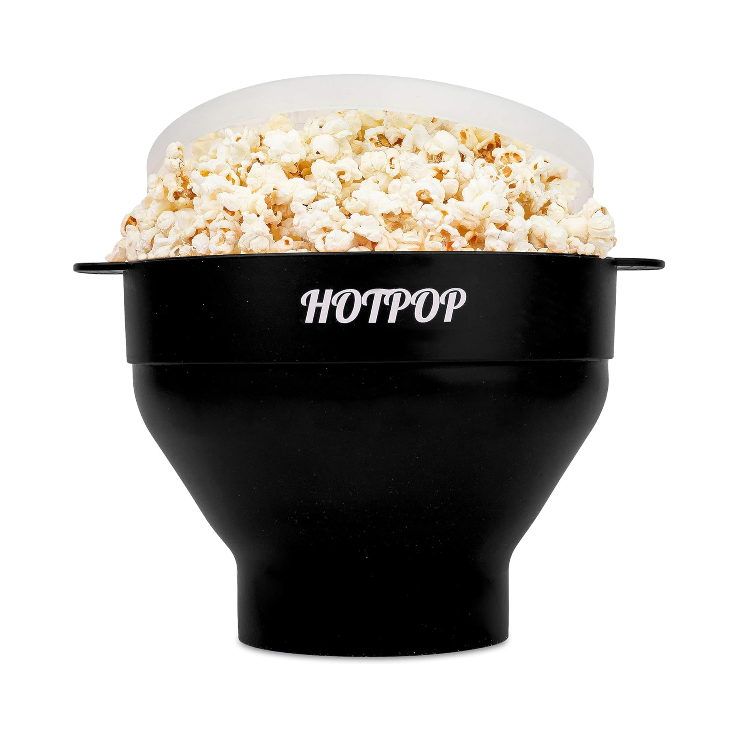 The Original HotPop - Máquina para hacer palomitas de maíz de silicona, para microondas, cuenco plegable, resistente al calor, fácil de limpiar, ideal para noches de cine familiares, capacidad de 15
