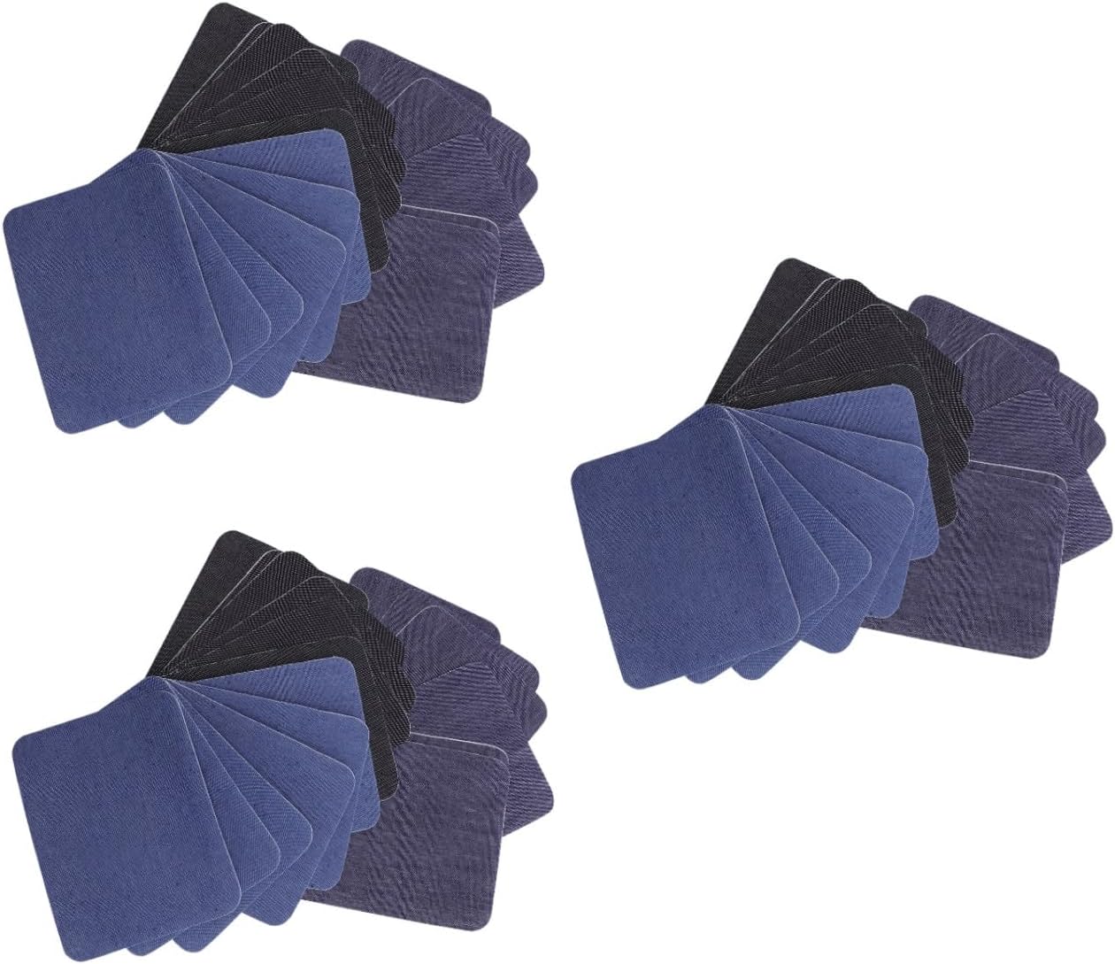 STOBOK 54pcs Adhesive Elbow Knee Patches for Clothing Repair Mending Stickers for Jeans Shirts Jackets and Projects
