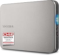 Vista 1 de Toshiba Canvio Flex 1TB - Disco duro externo portátil de 2.5 pulgadas (HDD) para Mac, PC con Windows, teléfono inteligente y tableta, compatible