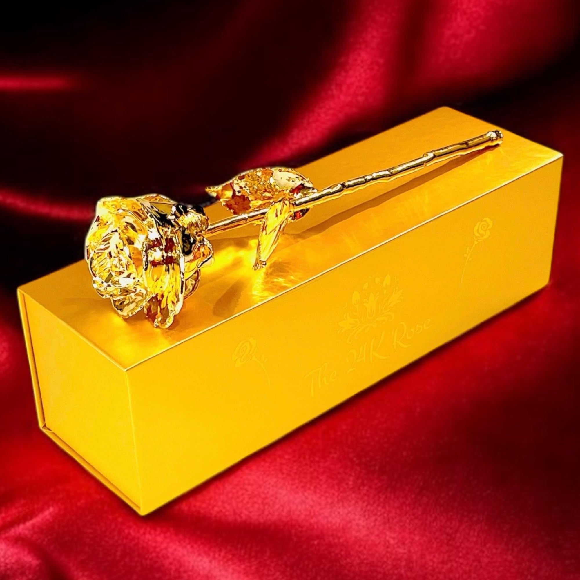 The 24K Rose, 100% Real Rose 24K Gold Plated. Handmade in Small batches ...