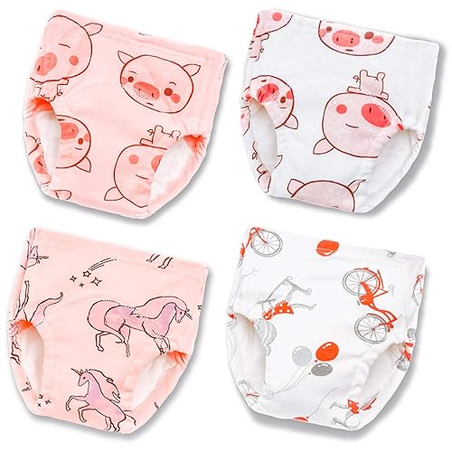 Ropa interior para niñas pequeñas, ropa interior para niñas, ropa interior de entrenamiento, pantalones de entrenamiento, 3t-4t, ropa interior para