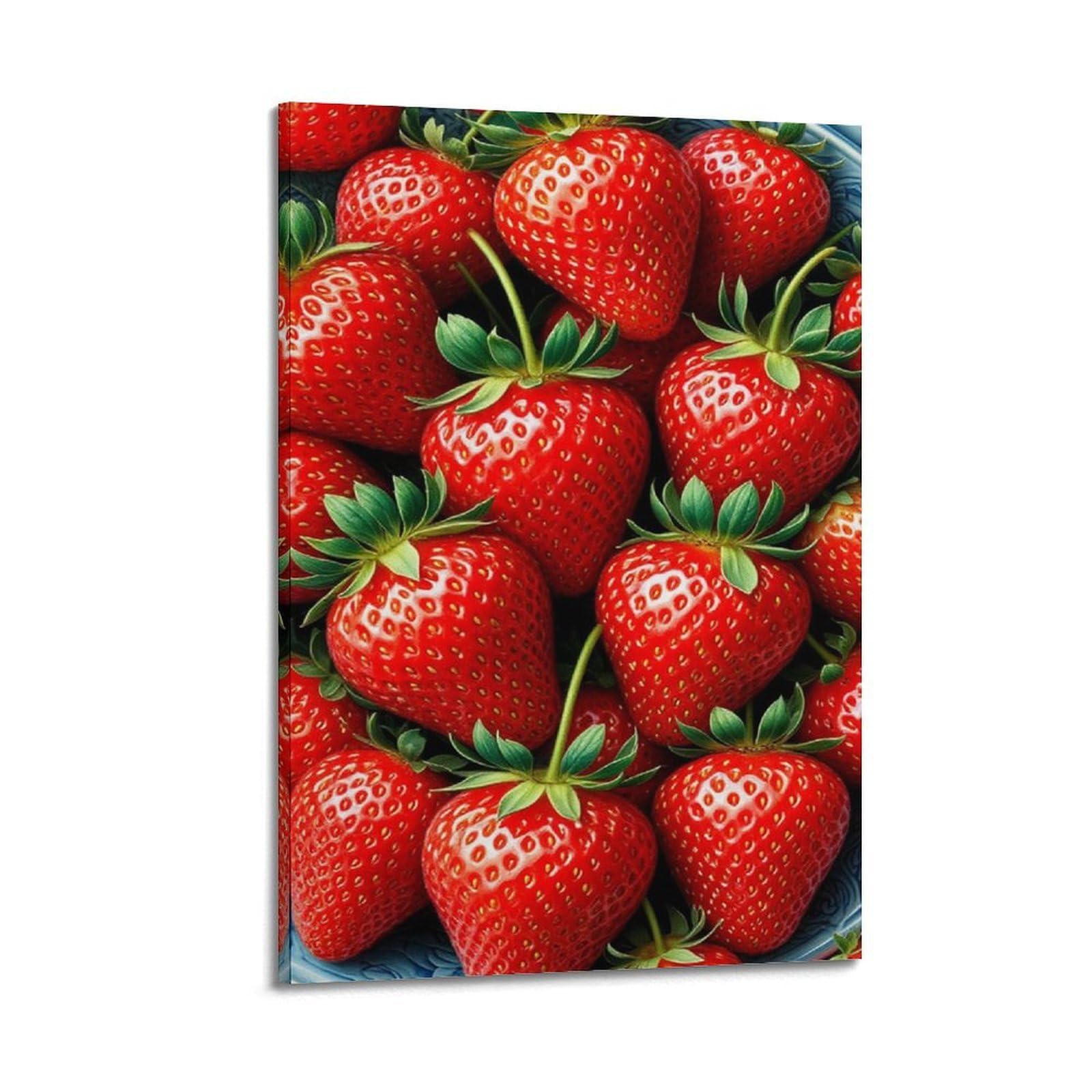 Poster fraises rouges suspendu au design moderne et épuré - 6