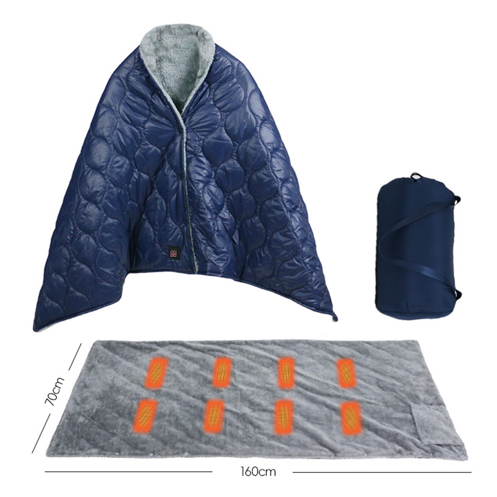 3 Manner Thermoregulation USB Electric Throw 160x70cm Transportable Outdoor Heizmatte Auto Close Funktion Transportables elektrisches Heizkissen für den Außenbereich
