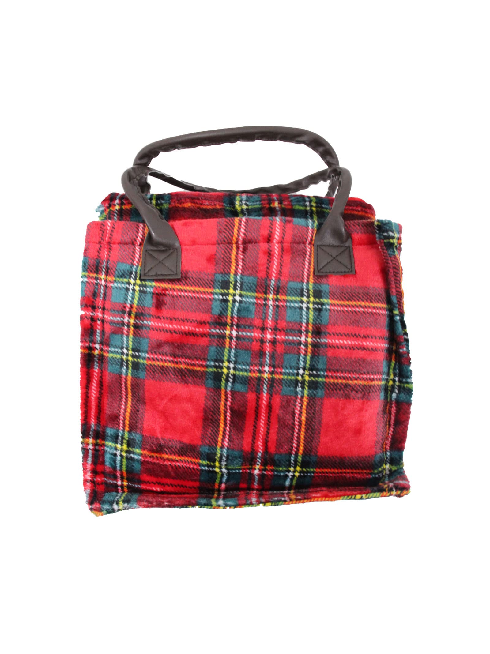 Plaid rouge de Noël en tartan 140x170 contre le froid hivernal