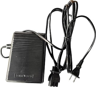 Sewing Machine Foot Control Pedal & Power Cord with Non-Slip Pad, Replacement for #359102-001 4423 4432 4452 1120 1304 1507 2263 2273 2277 3116 3232 3337 3342 50T8 8280 E99670 M3220