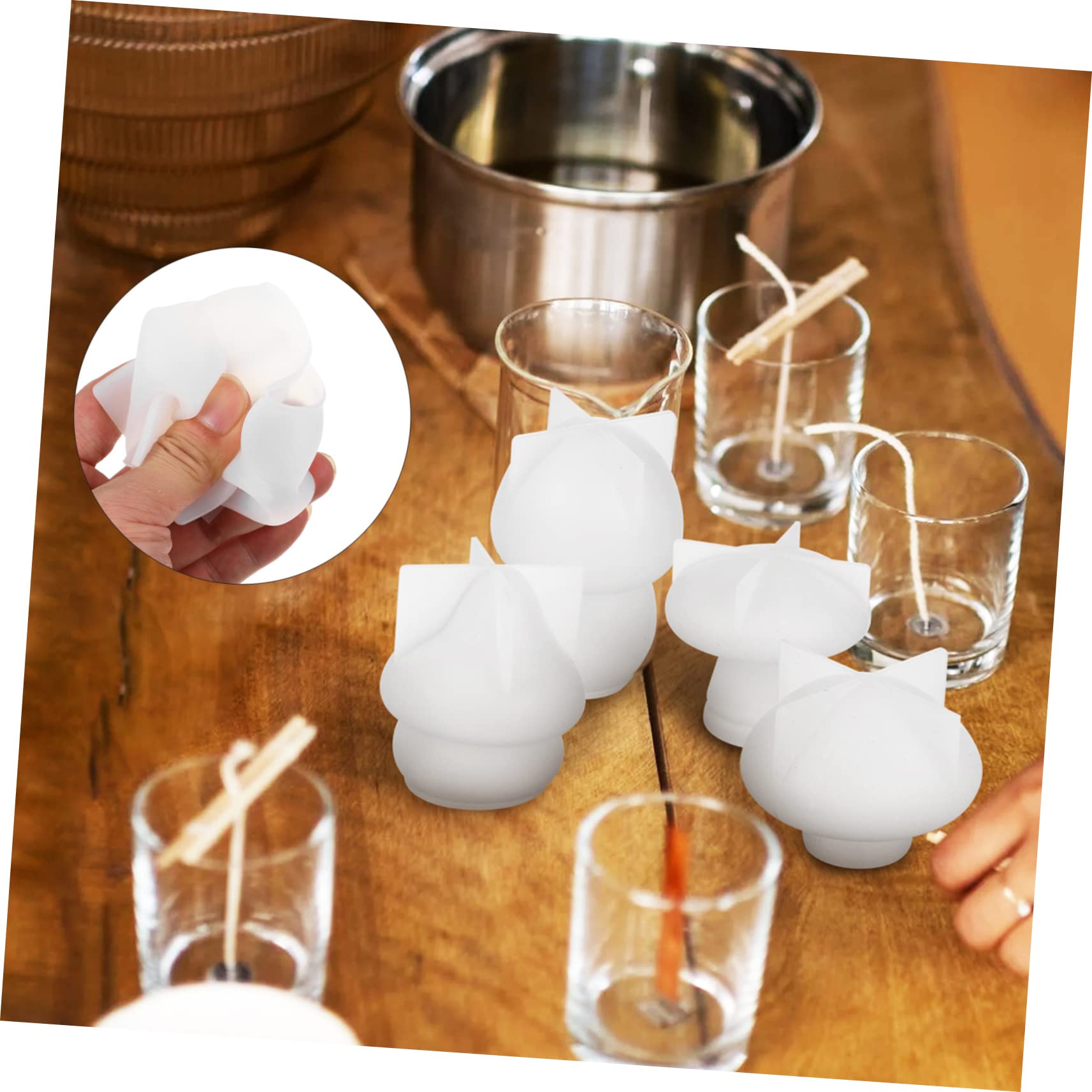 STOBOK 10pezzi Stampi Per Funghi in Silicone Per Resina Epossidica Fai Da Te Stampi Per Artigianato Creativo Per Decorazioni Da Tavolo Uniche