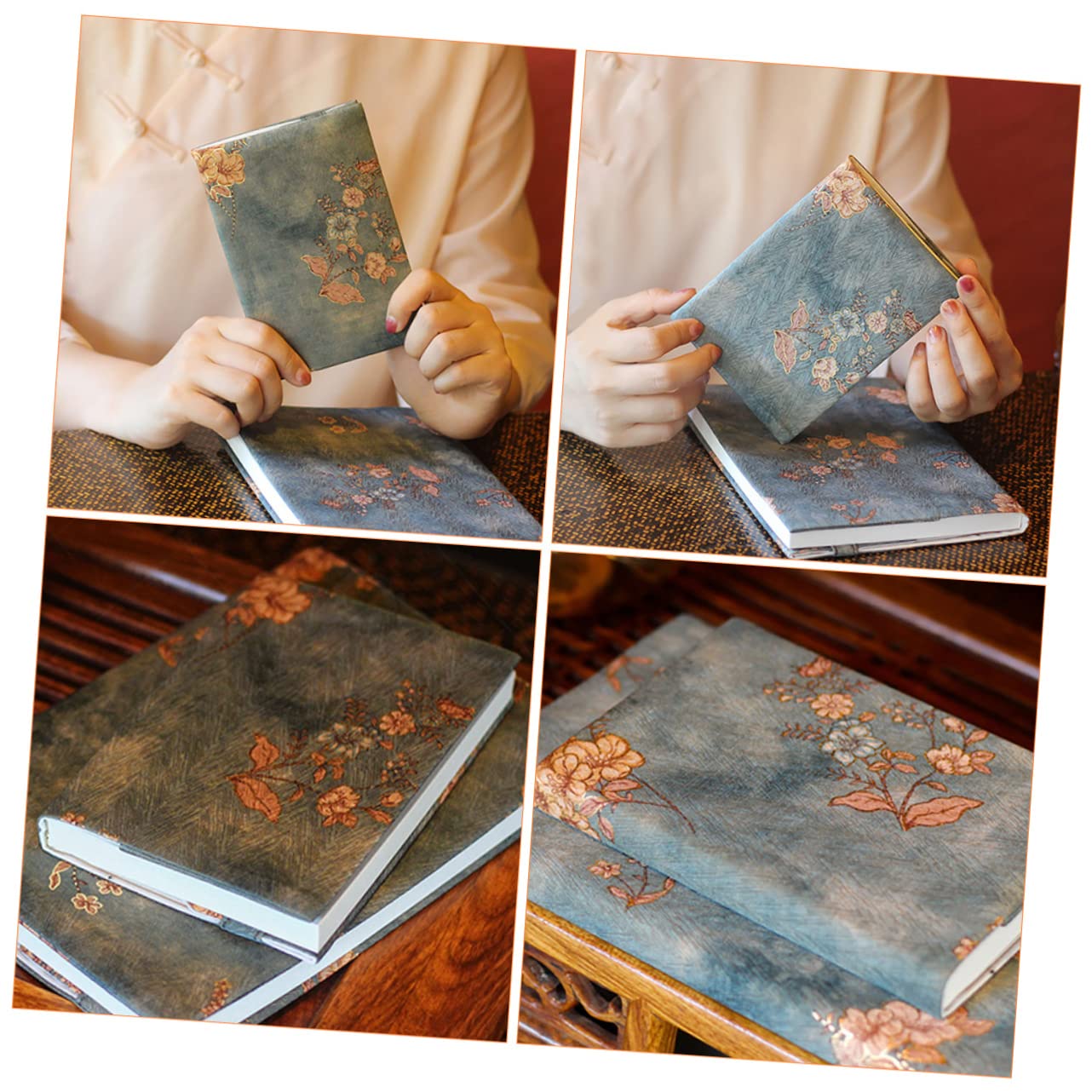 4piezas Funda De Libro De Lavable Diseño Decorativo Protector De Libros Para Uso Escolar y Personal Funda De Artesanal