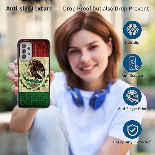 Miniatura 6 de Funda para Samsung Galaxy A23 Galaxy A13 4G5G, Galaxy A04, Galaxy A04S, Galaxy A32 5G, con 2 protectores de pantalla, funda de doble capa para