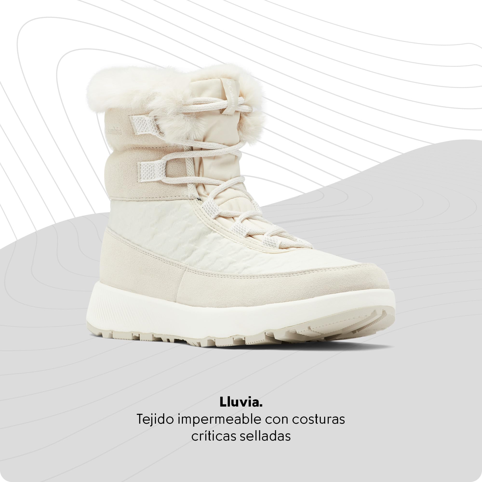 Columbia Zapatillas de Nieve para Mujer, SLOPESIDE PEAK LUXE