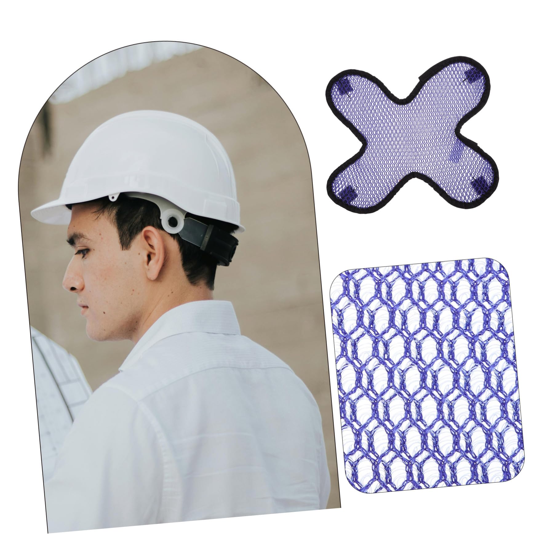 FUNOMOCYA Breathable Helmet Padding Replacement Pads for Riding Helmets Comfortable Inner Liner