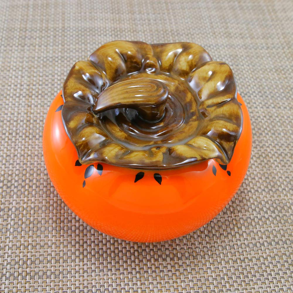 Amazon | 蓋物 有田焼 柿蓋物鉢（大） 小物入れ インテリア｜和食器 