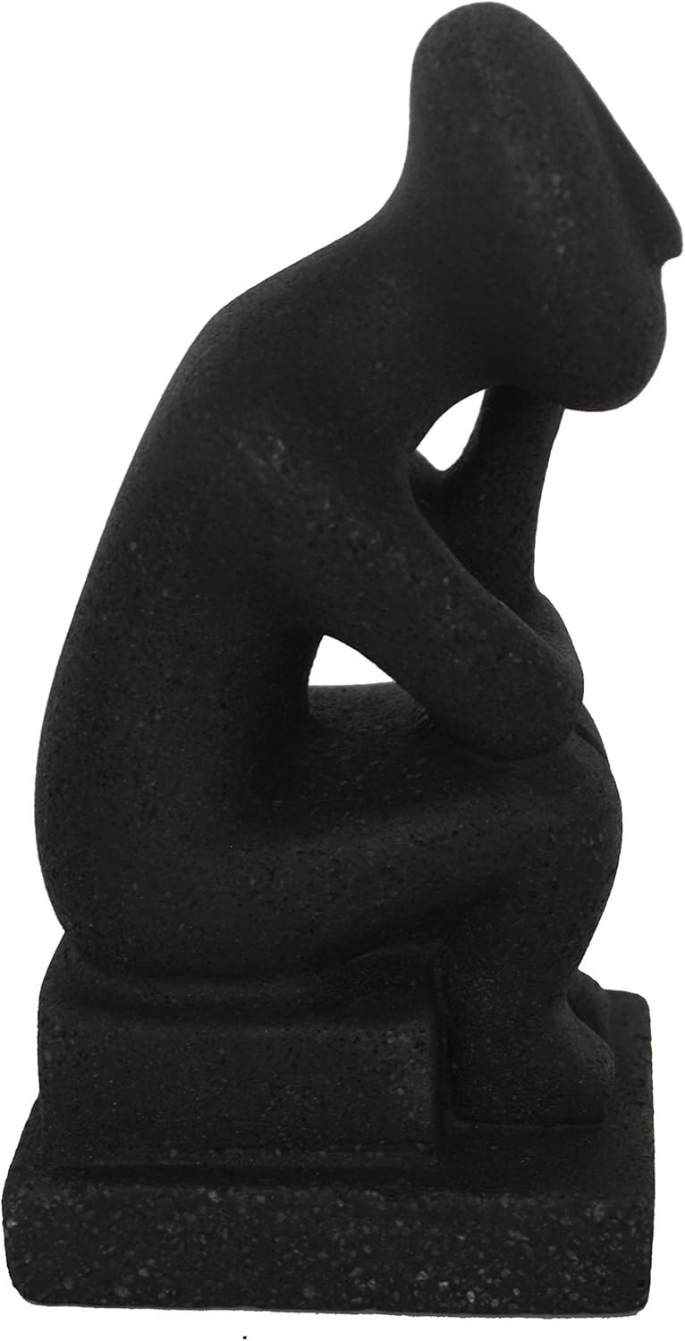 Estia Creations Meditation Thinking Figure - Cycladic Period - Ancient Greek Art - Modern