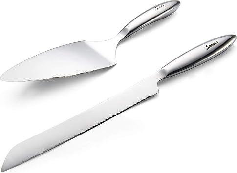 Savora 5199243 Cake Server, Standard, Stainless Steel Pack of 2