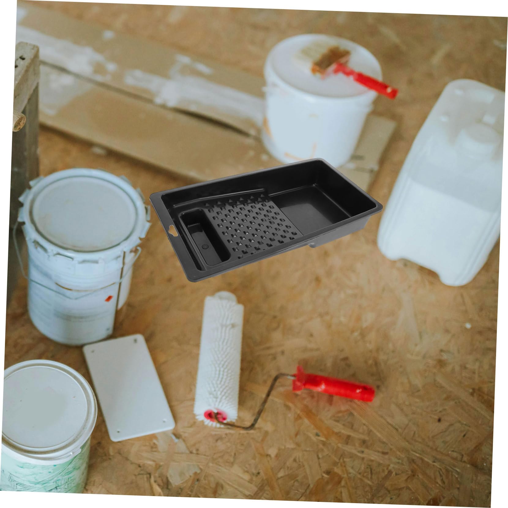 SHINEOFI 5 Pezzi Vassoio per Pittura Resistente Vaschetta per Facile Riutilizzabile per Progetti Decorazione e Ristrutturazione