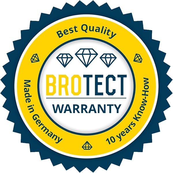 brotect Glass Screen Protector Film compatible with MUCAR 892BT - Glass-Foil 9H Protection [Scratch Resistant, High Clarity] - 5