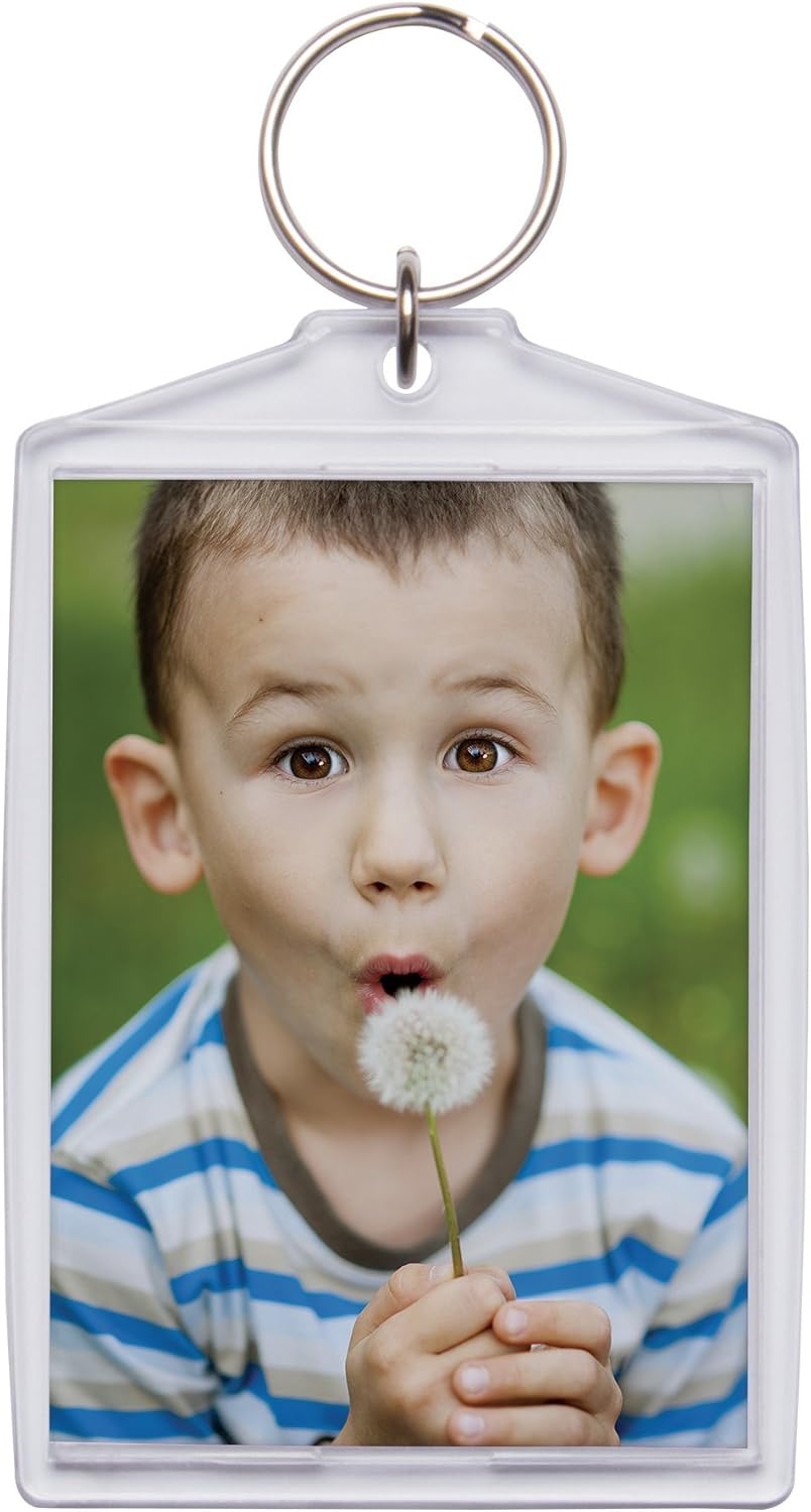 Acrylic Snap-in Photo Keychains
