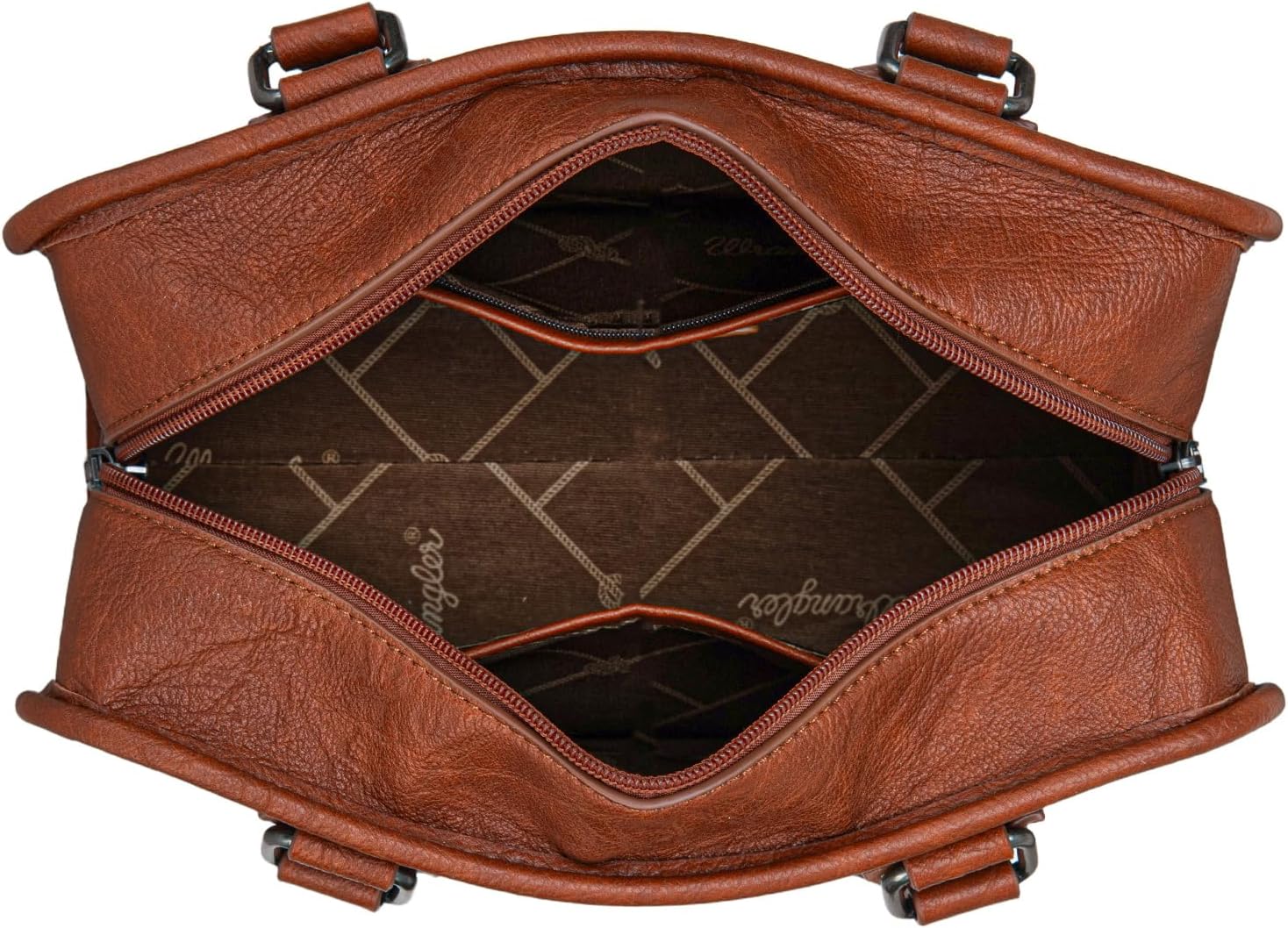 Wrangler Tote Bag for Women Crossbody Purse Fringe Western Purse Vintage Top Handle Handbags - Image 5