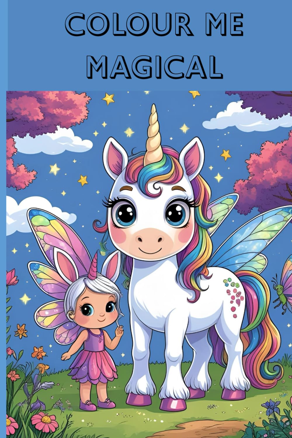 Colour Me Magical: A Fantasy World of Baby Animals, Fairies & Magical Friends