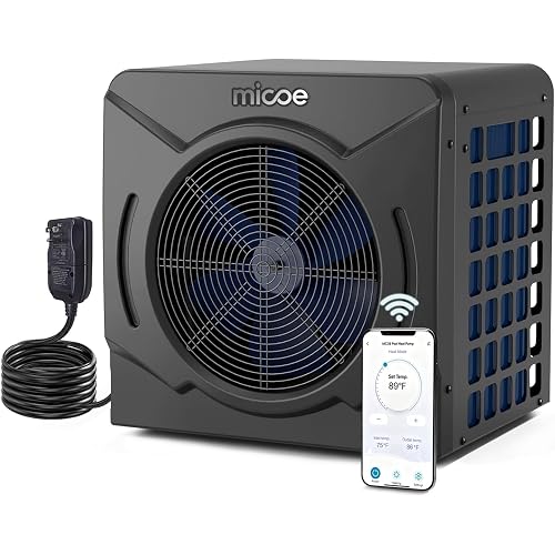 MICOE 18000 BTU Pool Heater for Above Ground Pool Up to 5500 Gallons