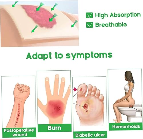 Miniatura 6 de GLEAVI Vendaje autoadhesivo para vendaje sacro, vendaje para hemostasia, vendaje médico, vendaje de emergencia, barrera grande, 100 unidades