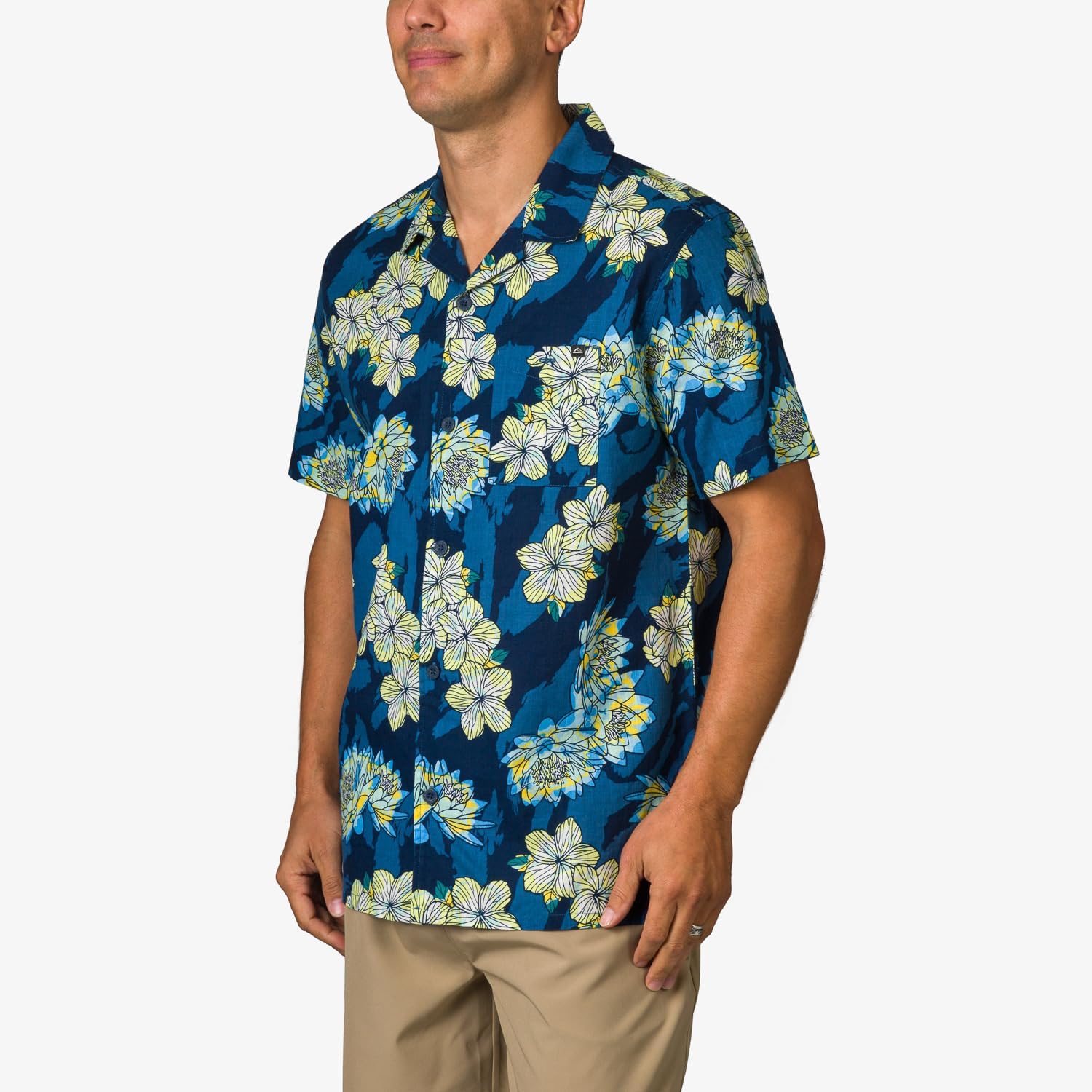 Reef Mens Reef Tafford Short Sleeve 1 Pocket Camp Shirt - Image 2