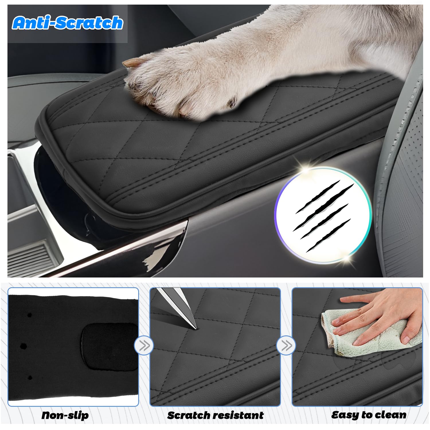SHAOHAO Compatibile con Hyundai Tucson NX4 2025 2026 Copertura per bracciolo centrale copertura per bracciolo centrale Hyundai Tucson accessori Hyundai Tucson 2025