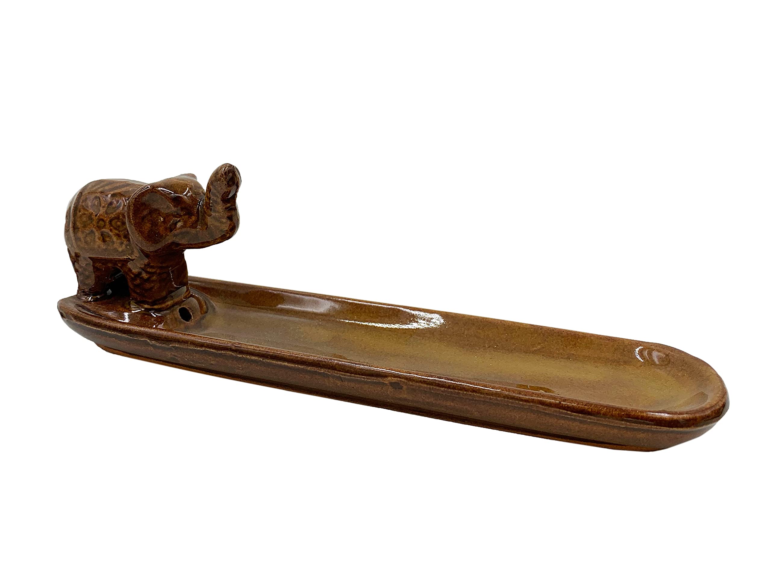 S.t.c Orange,Grey Incense/Fragrance/Aroma/Scent - Holder/Tray - Elephant/Buddha (Buddha - Burnt Orange)