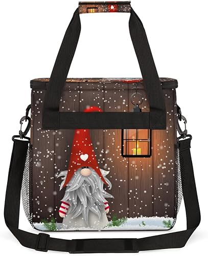 Miniatura 5 de Bolsa de café tradicional de gnomo de Navidad, bolsa de almacenamiento de viaje de gnomo, compatible con Keurig K-Mini o K-Mini Plus de una sola