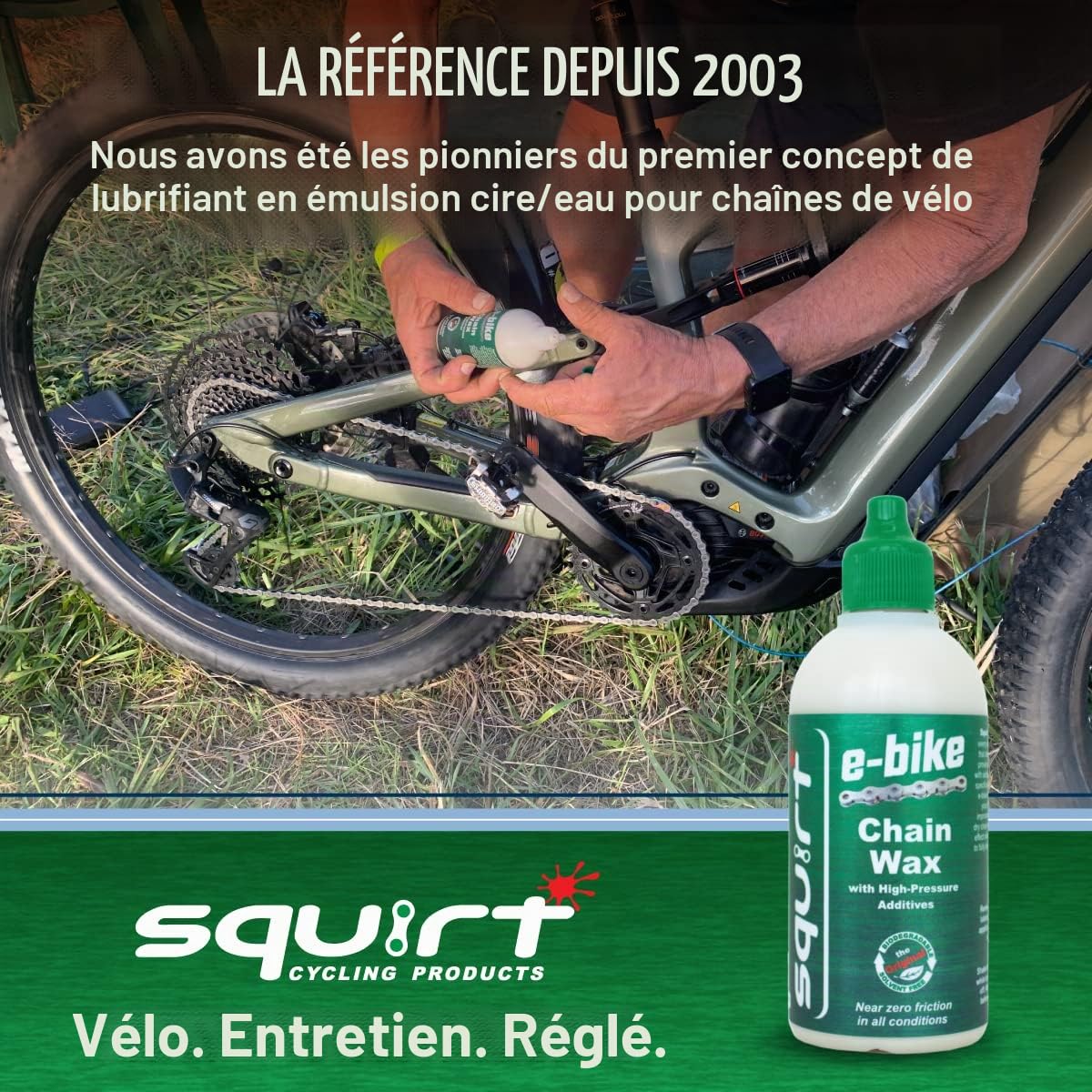 Squirt Cire pour chaîne E-Bike 500 ml