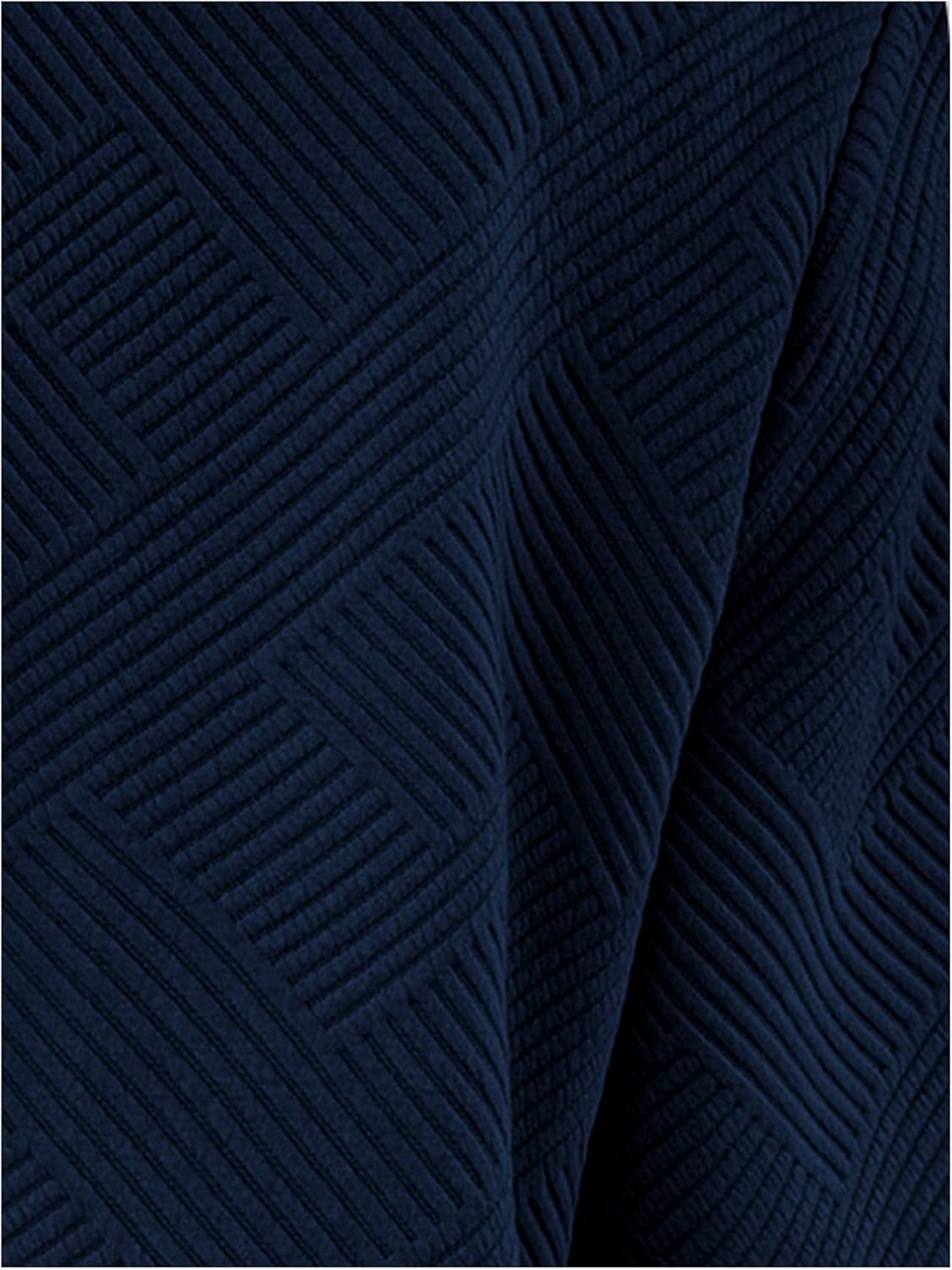 Verdusa Women's Zip Up Bomber Jacket Casual Long Sleeve Textured Lightweight Coat Business Casual Outfits Spring Fall Clothes - Image 6