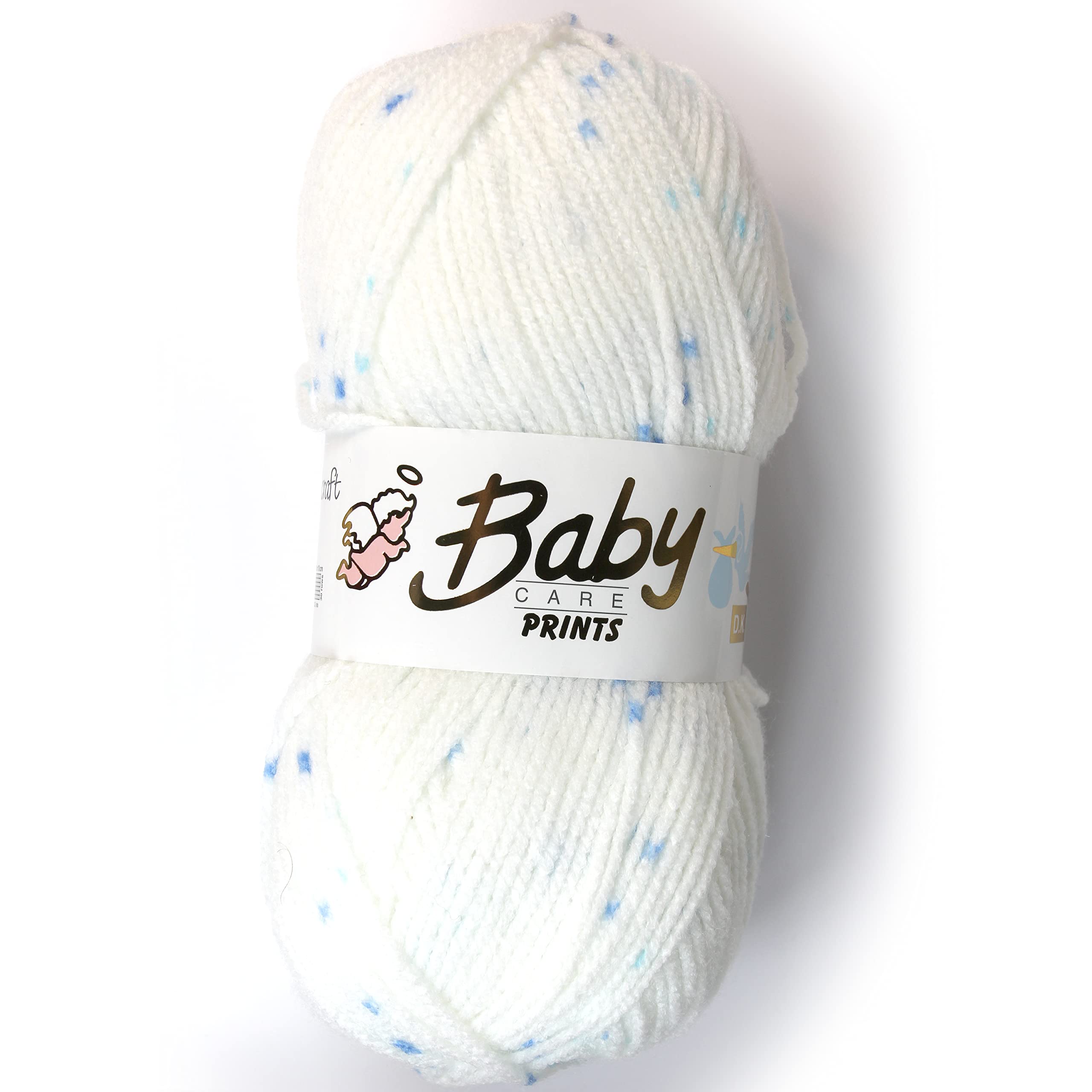 Woolcraft Baby Spot Prints Knitting Yarn/Wool - 100g Ball - 16 Shades (Polka Dot - 633)