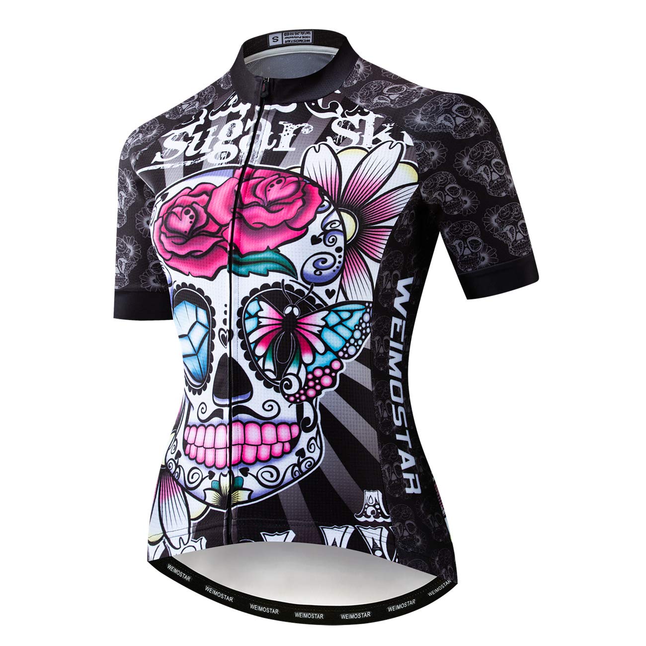 Weimostar Fahrrad-Trikot für Damen, Mountainbike-Kleidung, Sommer-Rad-Top, kurzärmlig, MTB-Jersey, schnelltrocknend
