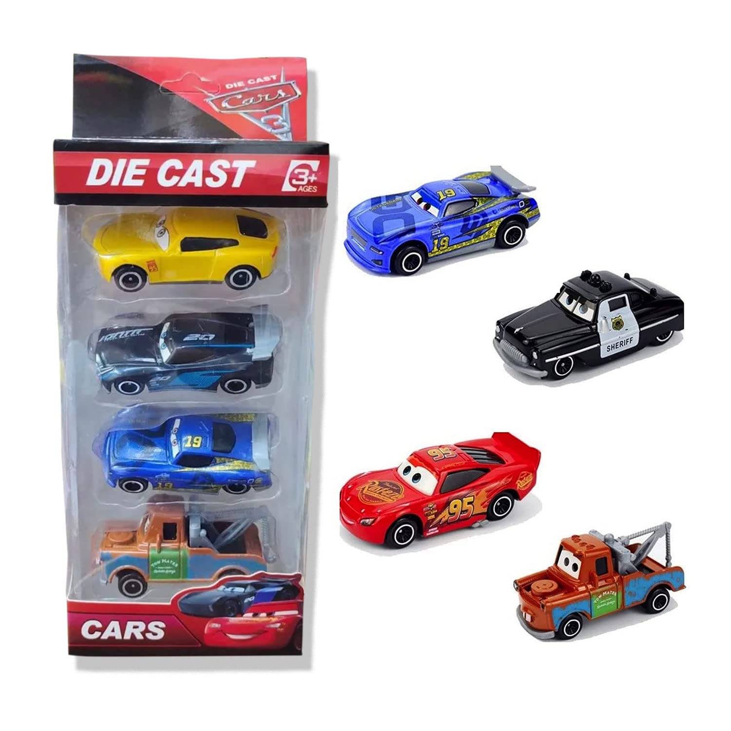 大量　44体Cars Lightning McQueen ミニカーセット Jada Diecast 1/24 Cars 3 Lightning McQueen Ramone Wrap with Tires