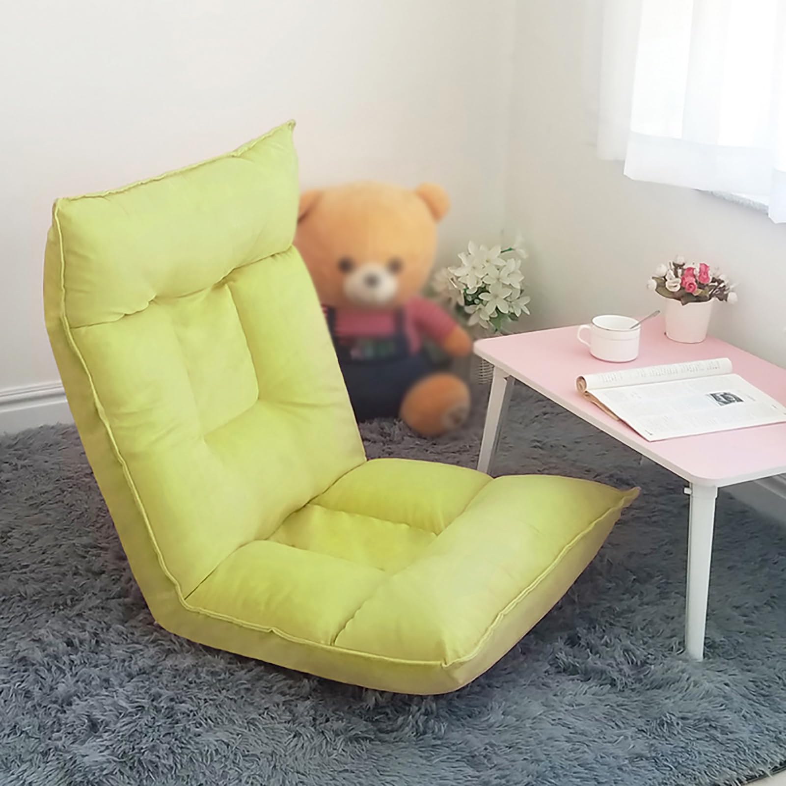 Fauteuil de sol réglable pour soulager le dos pendant le jeu