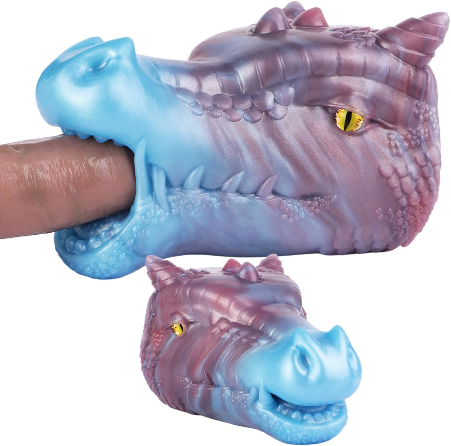 Fantasy Stroker, Male Masturbator, Dragon Animal Pocket Pussy for Penis Massager, Elastic Silicone Dragon Pocket Pussy Realistic Vaginal Anal Sex Toy for Men