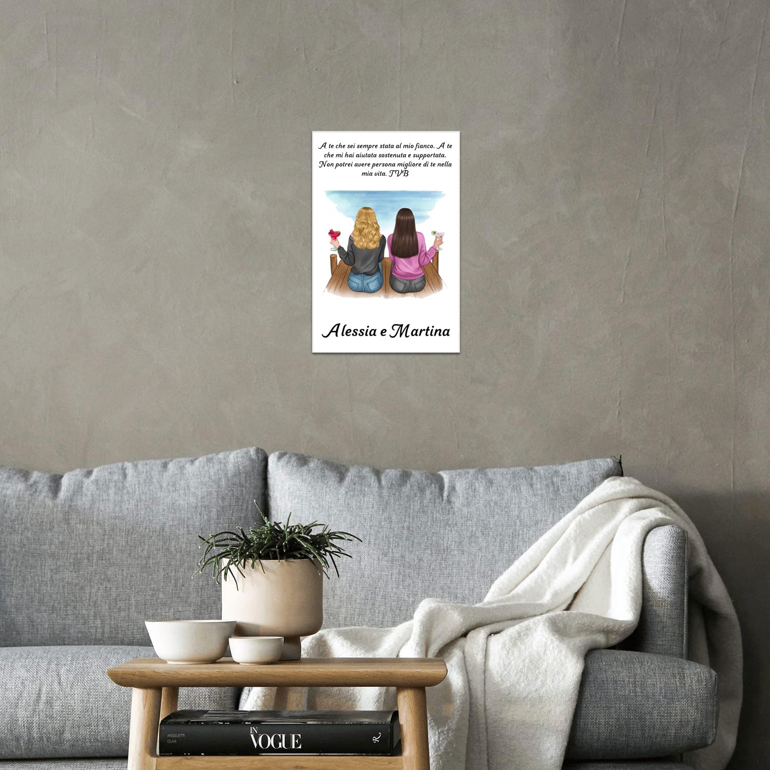 Poster Personalizzato Per Amica - Regalo Compleanno/Natale, Carta Premium - Foto 8