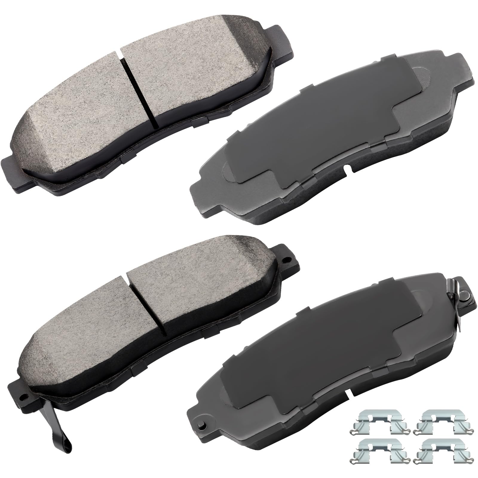 cciyu Professional Ceramic Front Brakes Pads Set fit For 07-12 For Acura RDX,10-11 For Honda For Accord Crosstour,12 For Honda Crosstour,07-11 For Honda CR-V,05-10 For Honda Odyssey